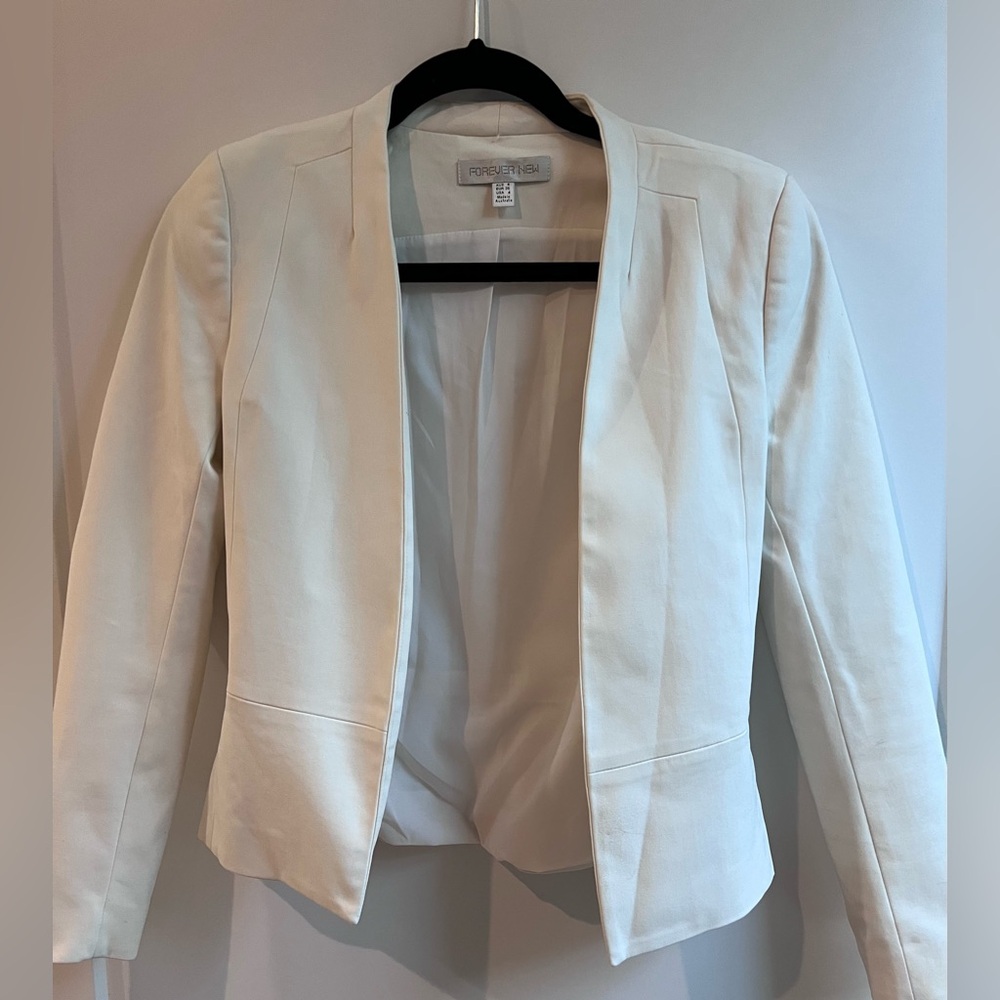 Forever New Cream Blazer
